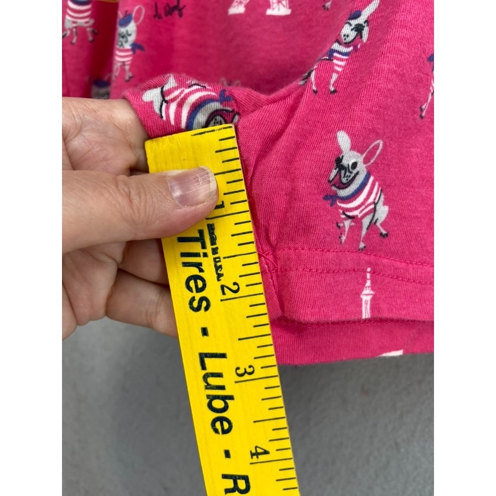 Nite Nite MUNKI MUNKI Pajamas Women L Pink PJ Shorts French Bulldogs Paris 2pc - Picture 12 of 15